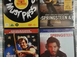 Bruce Springsteen dvd'er og bluray