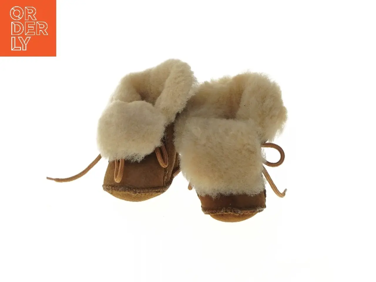 Billede 1 - Varme skind baby booties (str. 17/18 )