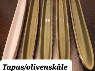 Tapas/olivenskåle 5 stk