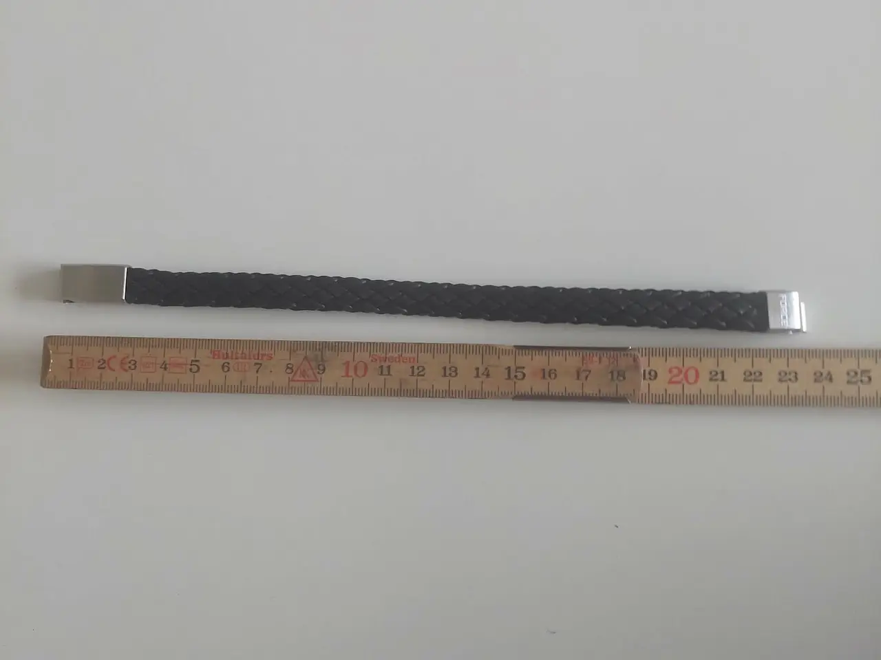 Billede 2 - Scrouples FORCE herrearmbånd i læder (23 cm) – Som