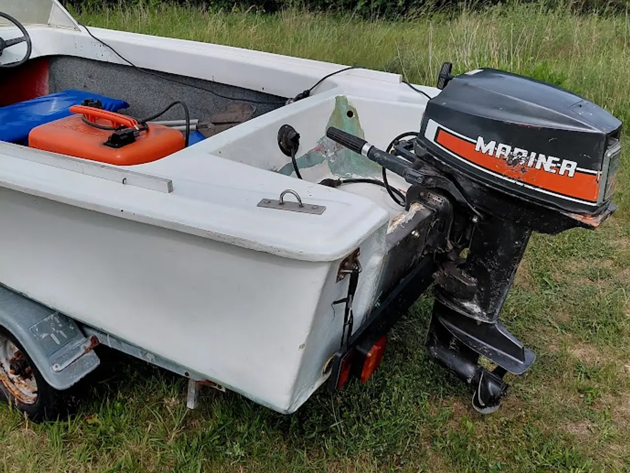 Billede 4 - Speedbåd med motor og trailer