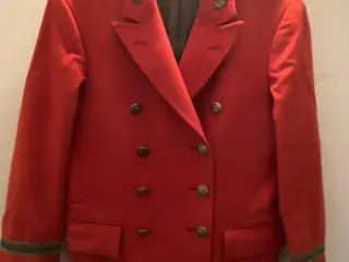 Original rød postjakke