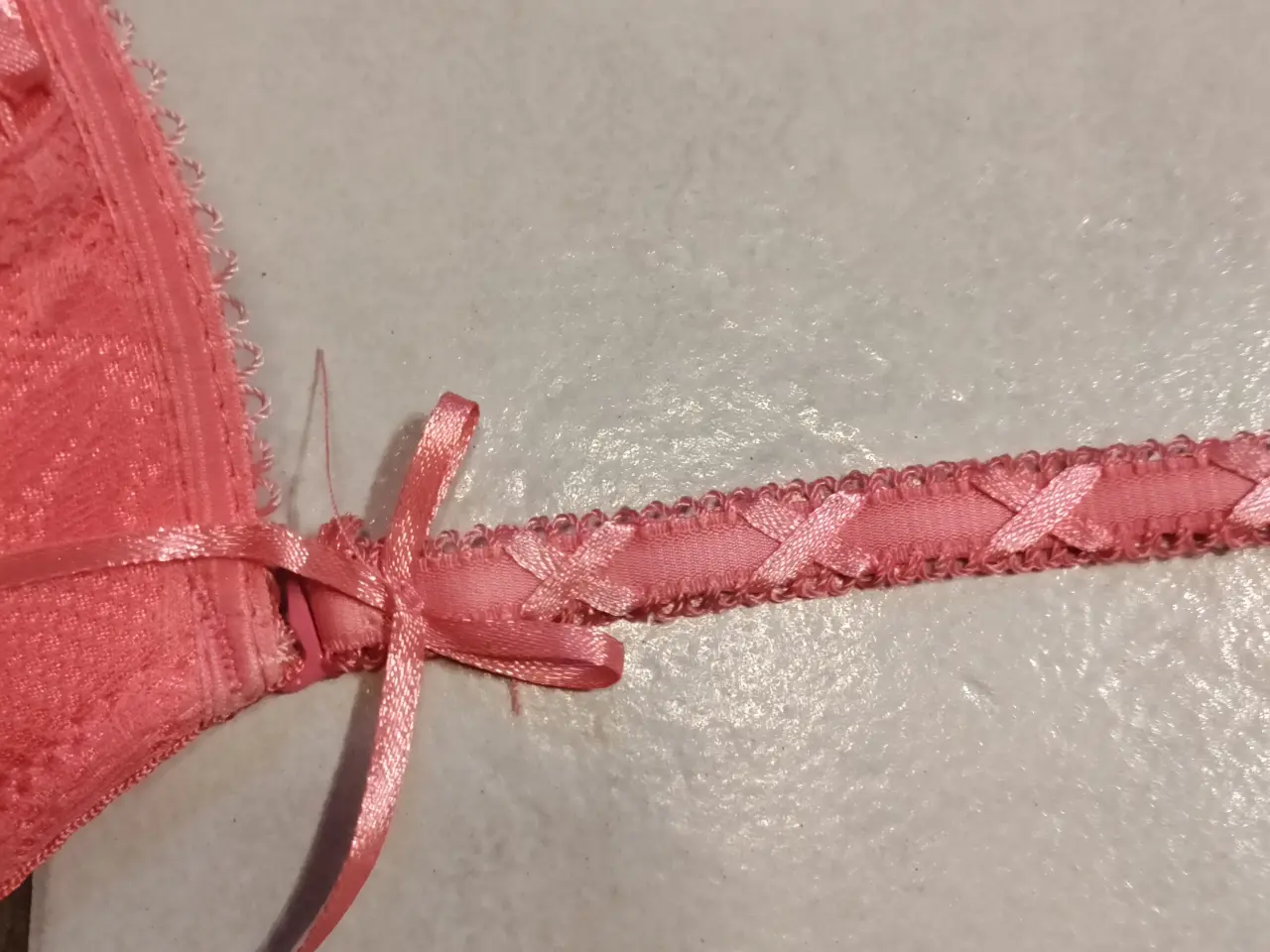 Billede 4 - Rosa BH Sæt PushUp og Satin