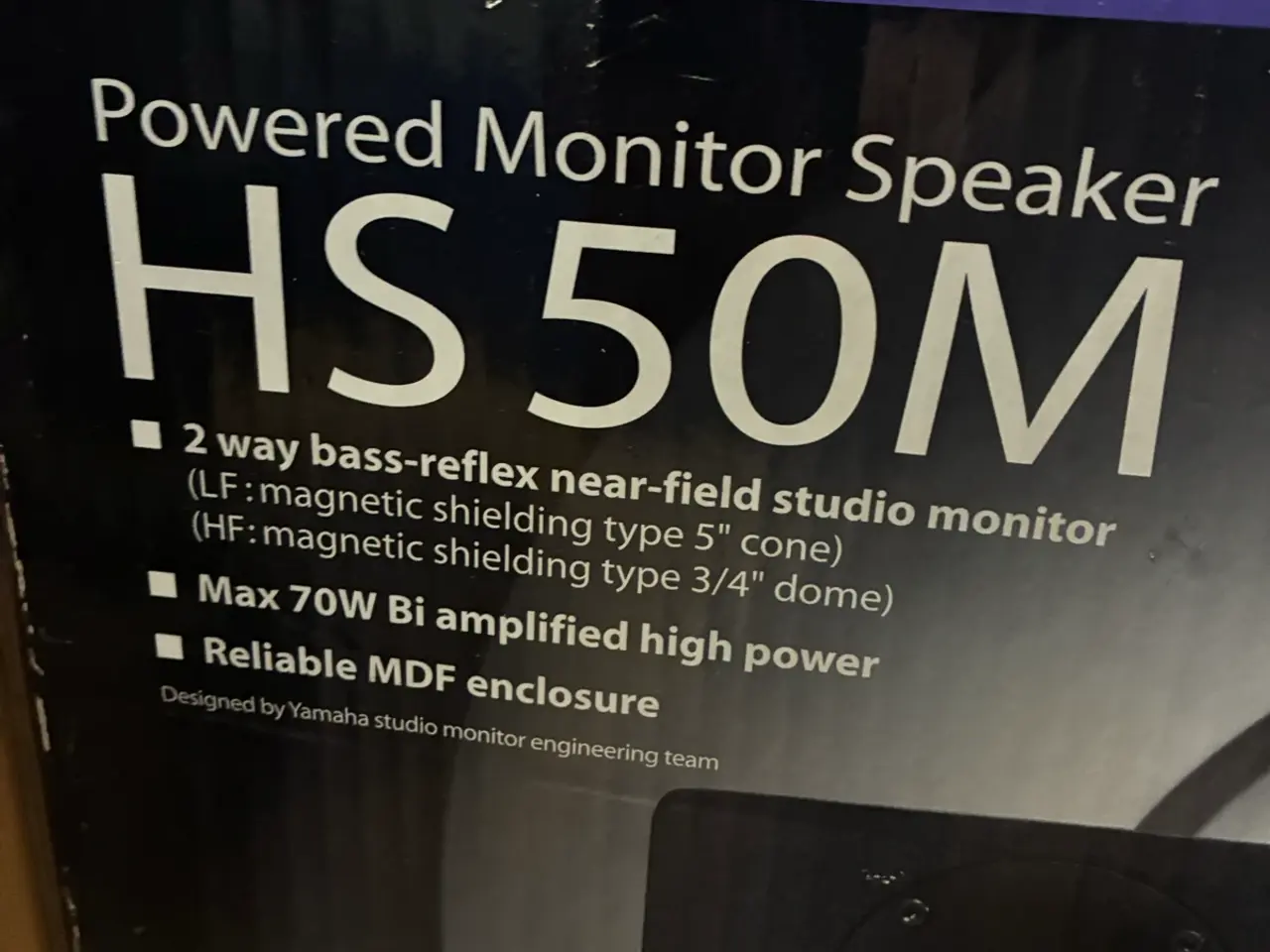 Billede 3 - Yamaha HS50M aktive studiomonitorer sort