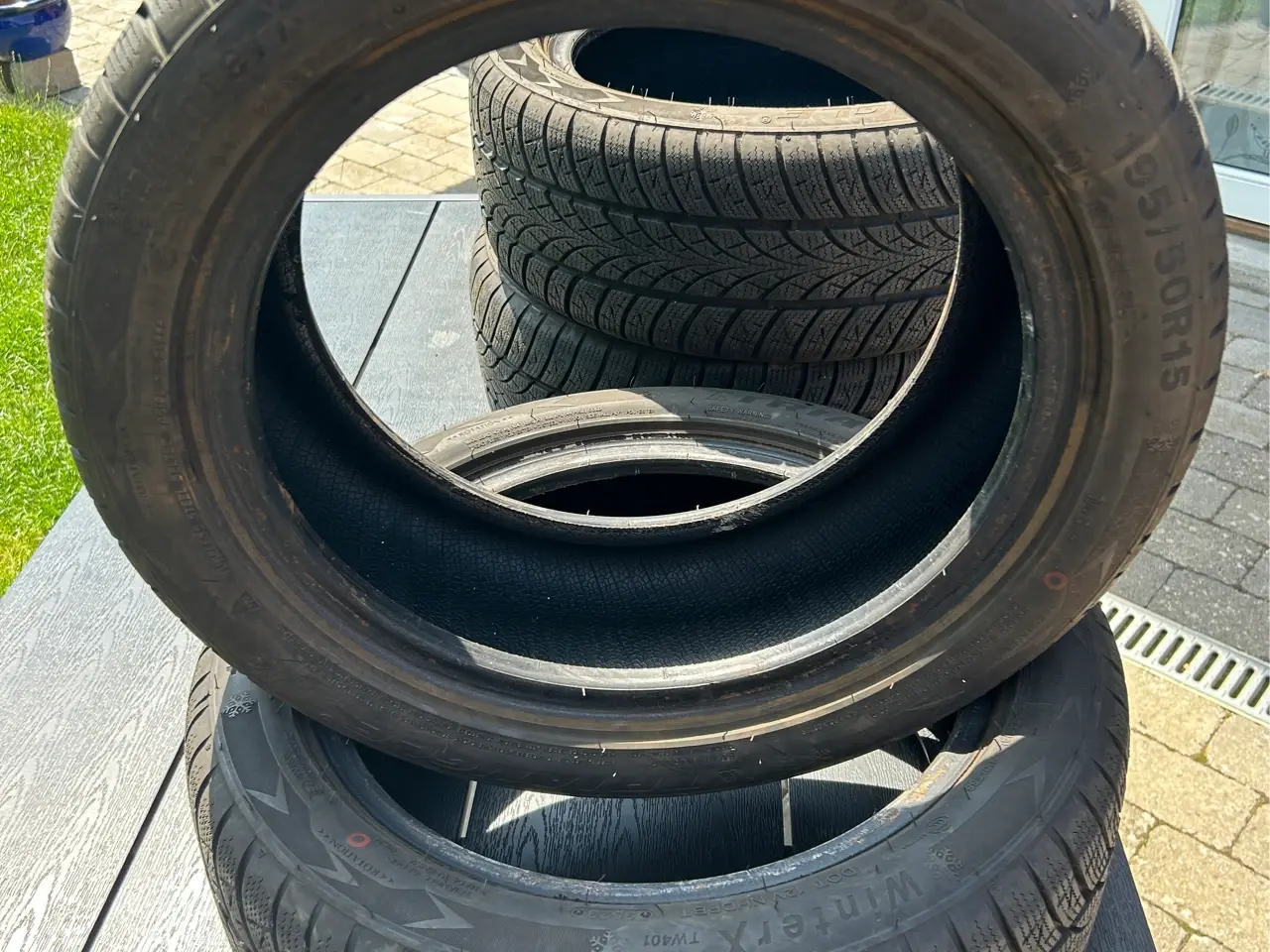 Billede 1 - Vinterdæk-195/50R15