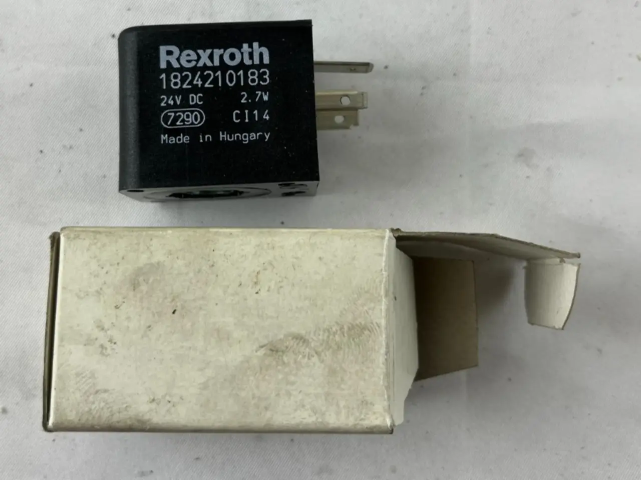 Billede 1 - Bosch Rexroth 1824210183 Solenoid Coil 24V DC 2.7W