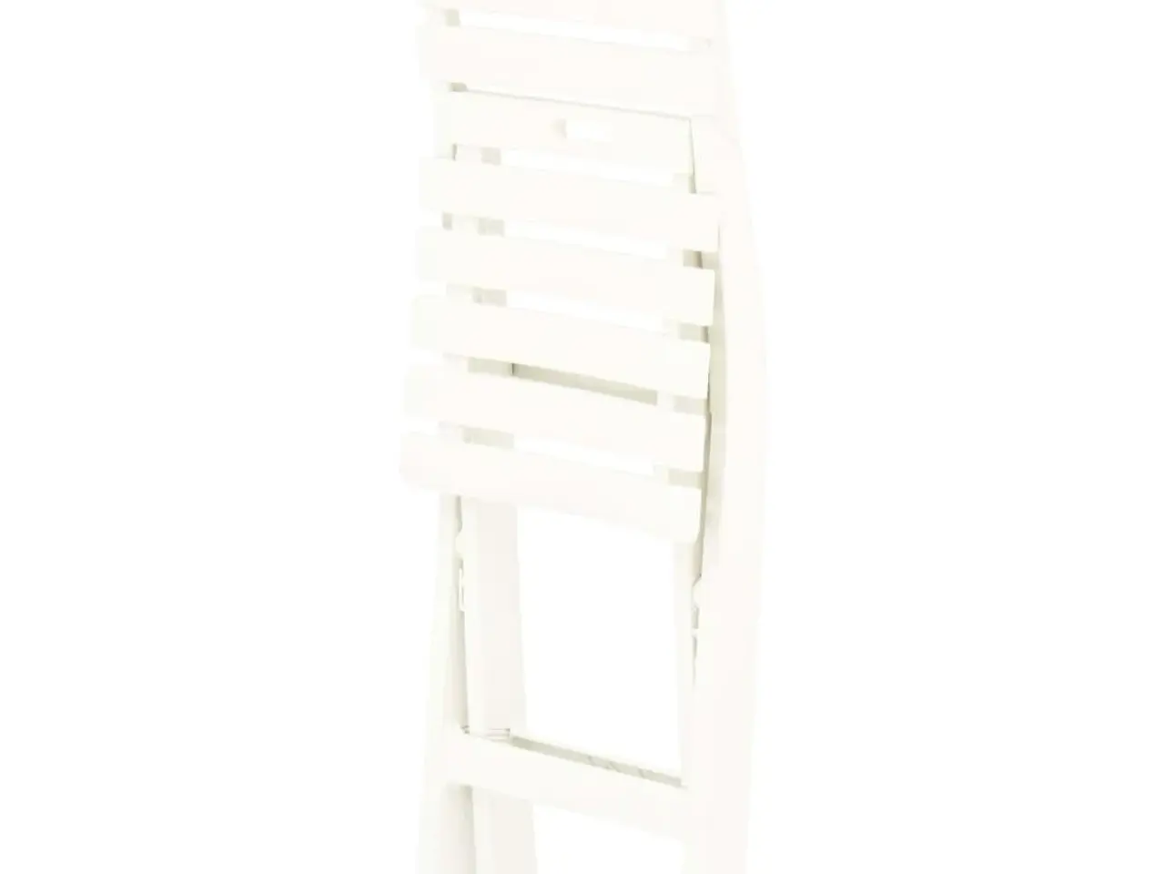 Billede 8 - Foldbare havestole 2 stk. plastik hvid