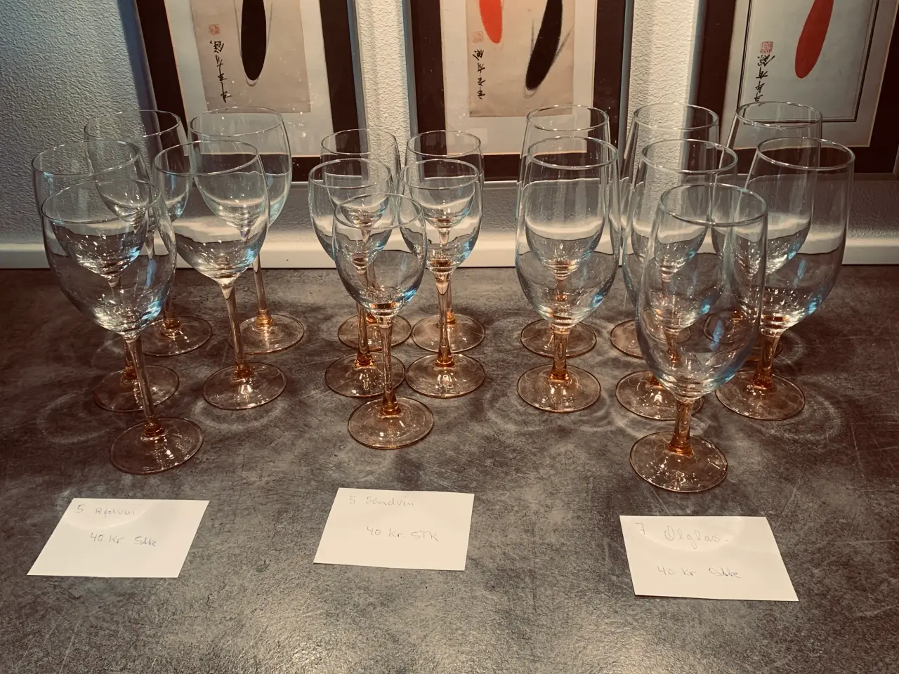 Billede 1 - franske glas