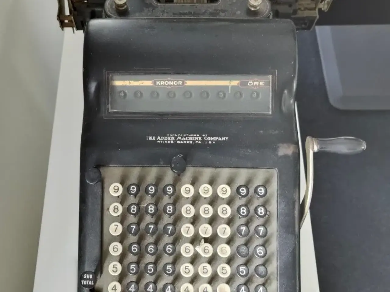 Billede 4 - Antik mekanisk regnemaskine, Jern, 100 år gl.