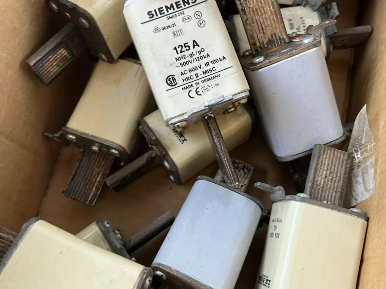 Billede 9 - Siemens Teknis NH-sikringer parti 80A 125A 500V