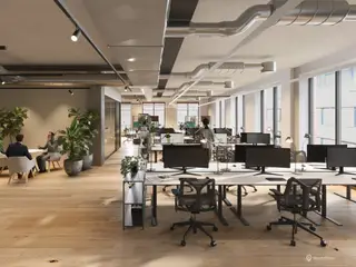 Kontor på 894 m² med fokus på arbejdsdagen