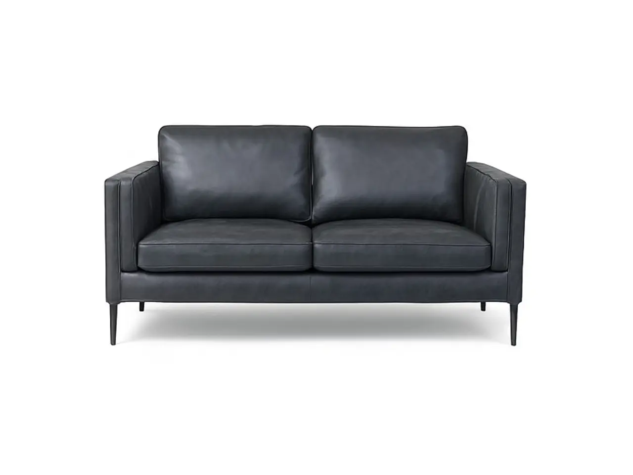 Billede 1 - Valencia 2 pers. sofa læder Sort