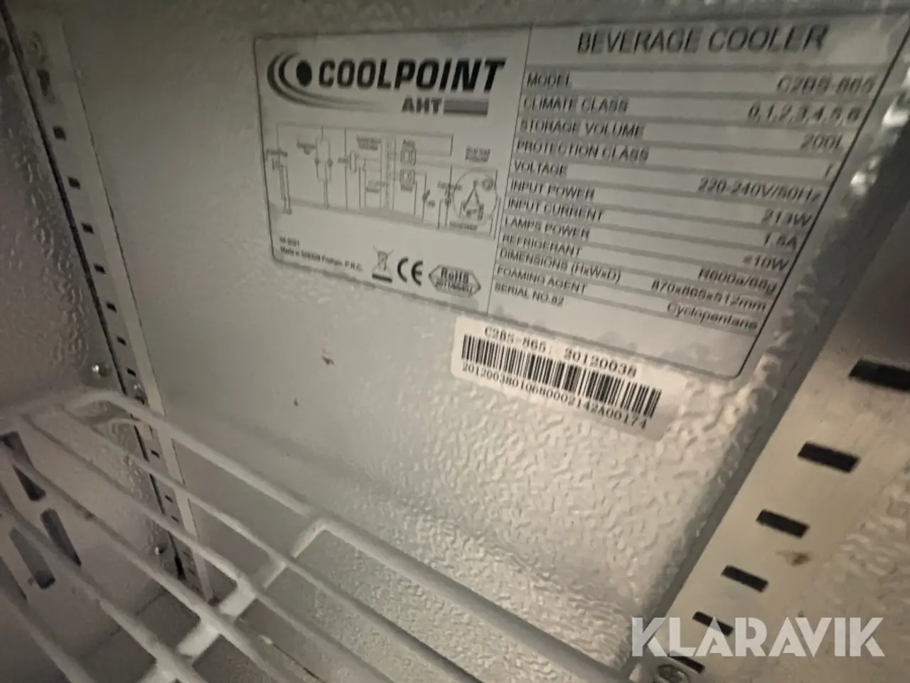 Billede 8 - Displaykøleskab Coolpoint C2BS-865