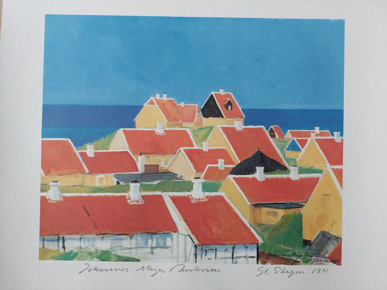 Billede 2 - Johannes Meyer Andersen plakat – "Gl. Skagen"