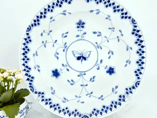 Dickens Sommerfugl Stort Rundt Fad Porcelæn