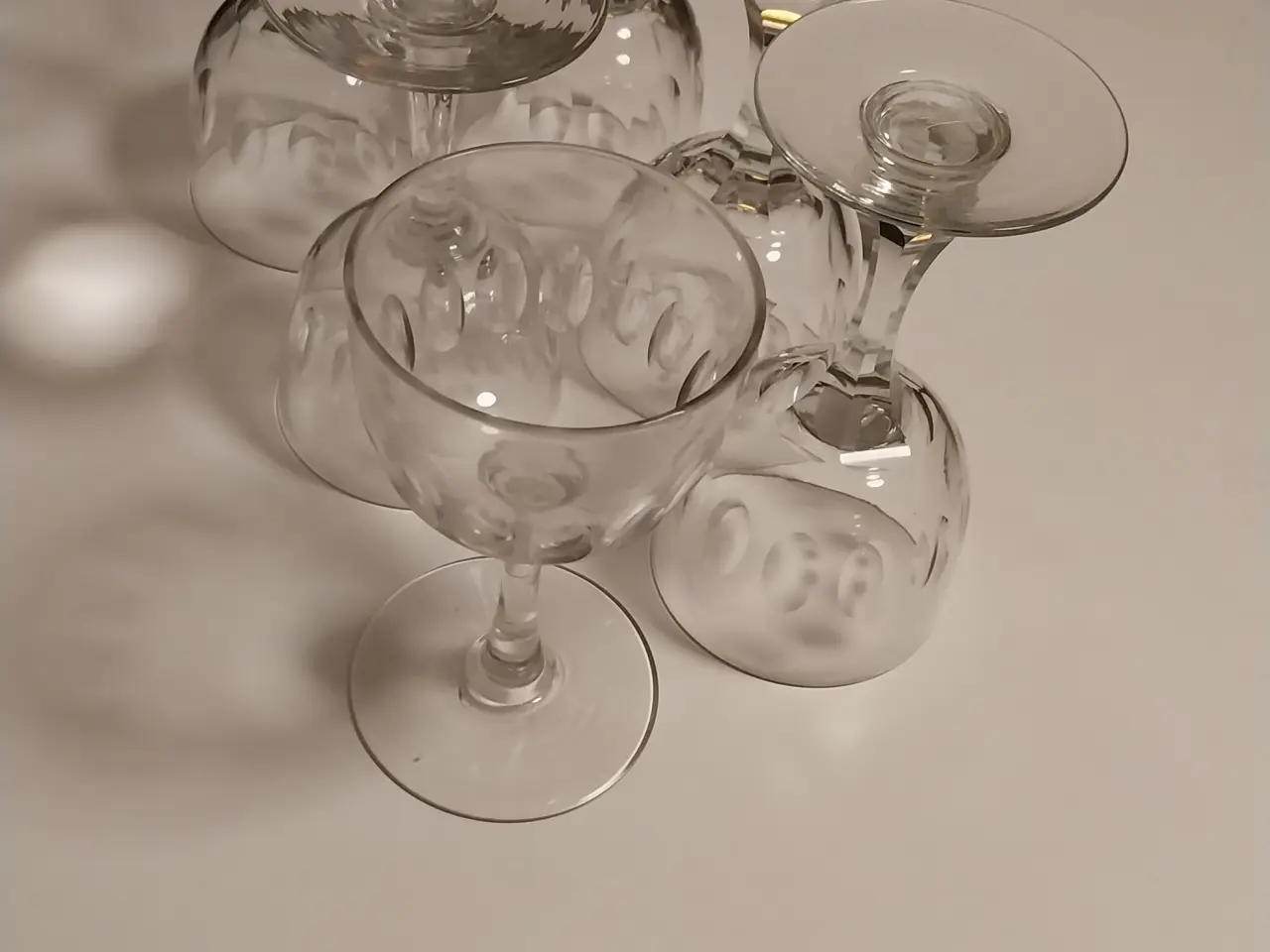 Billede 1 - Holmegaards Derby hvidvins glas 6 stk.