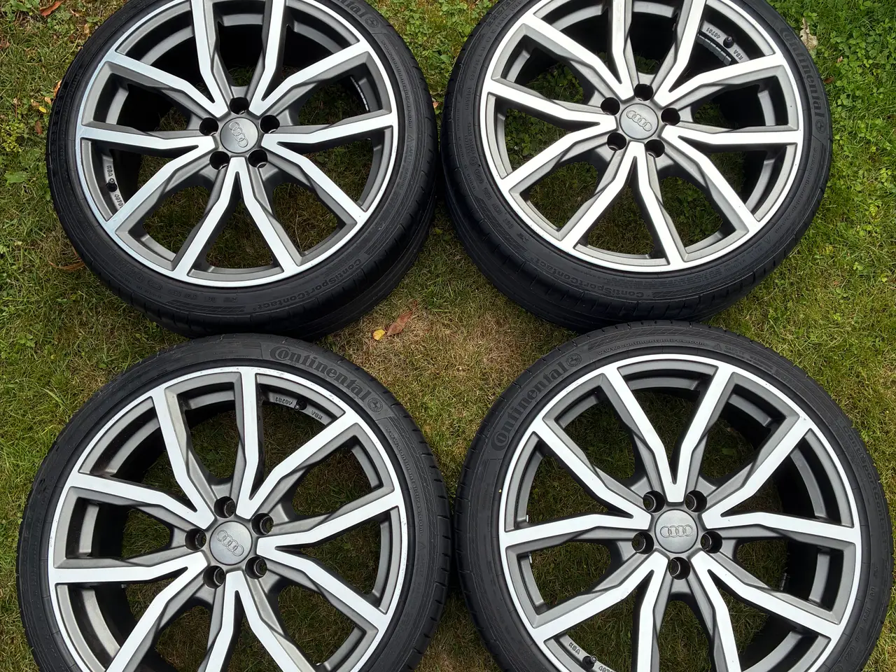Billede 5 - Audi fælge med Continental dæk