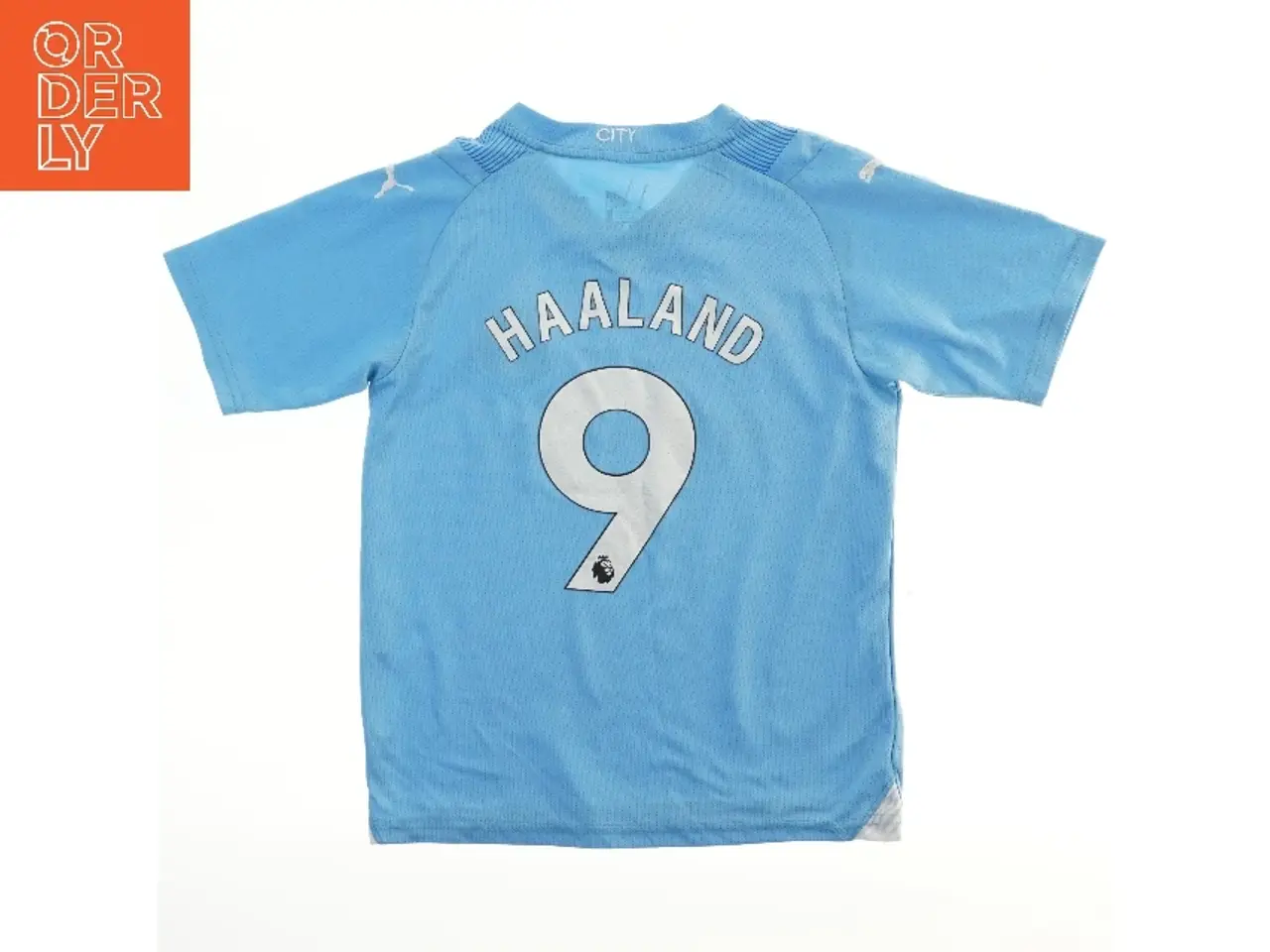 Billede 2 - Manchester City Haaland Puma Fodboldtrøje (str.  42x55 cm)