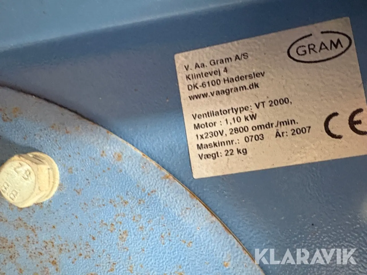 Billede 9 - Udsugningsanlæg Gram VT 2000, 2 Styk