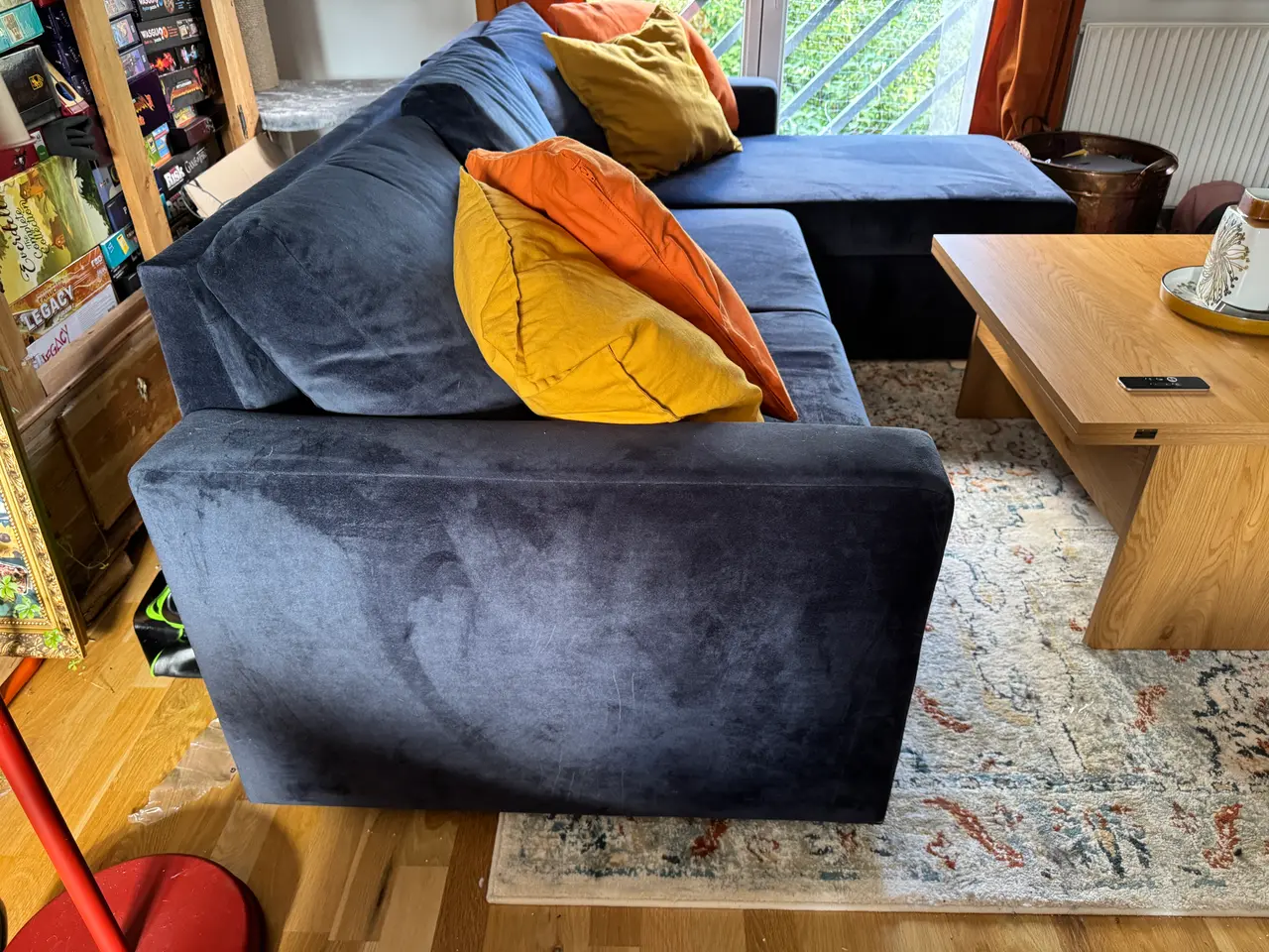 Billede 4 - Sovesofa med chaiselong