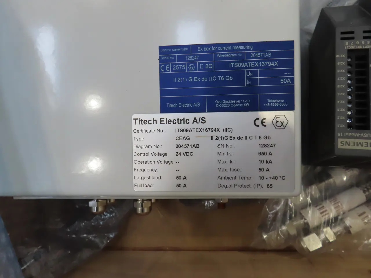 Billede 3 - Palle med div. strømforsyninger SITOP PSU8200, eltavle TITECH ELECTRIC m.m.