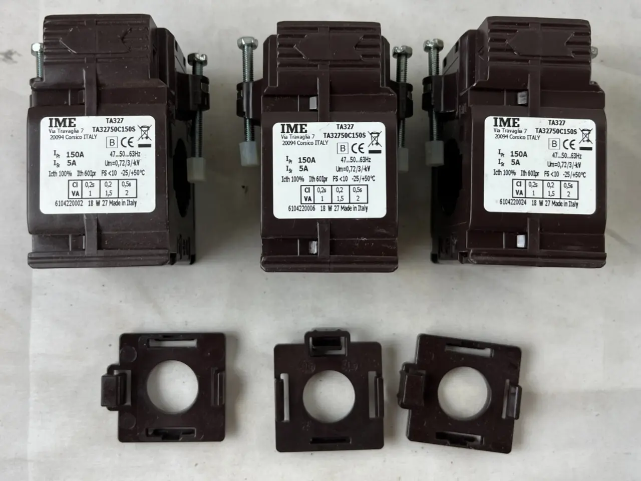 Billede 1 - IME TA327 TA32750C150S strømtransformer 150/5A 3x