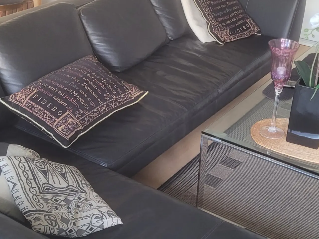Billede 1 - Savoy læder sofa sort