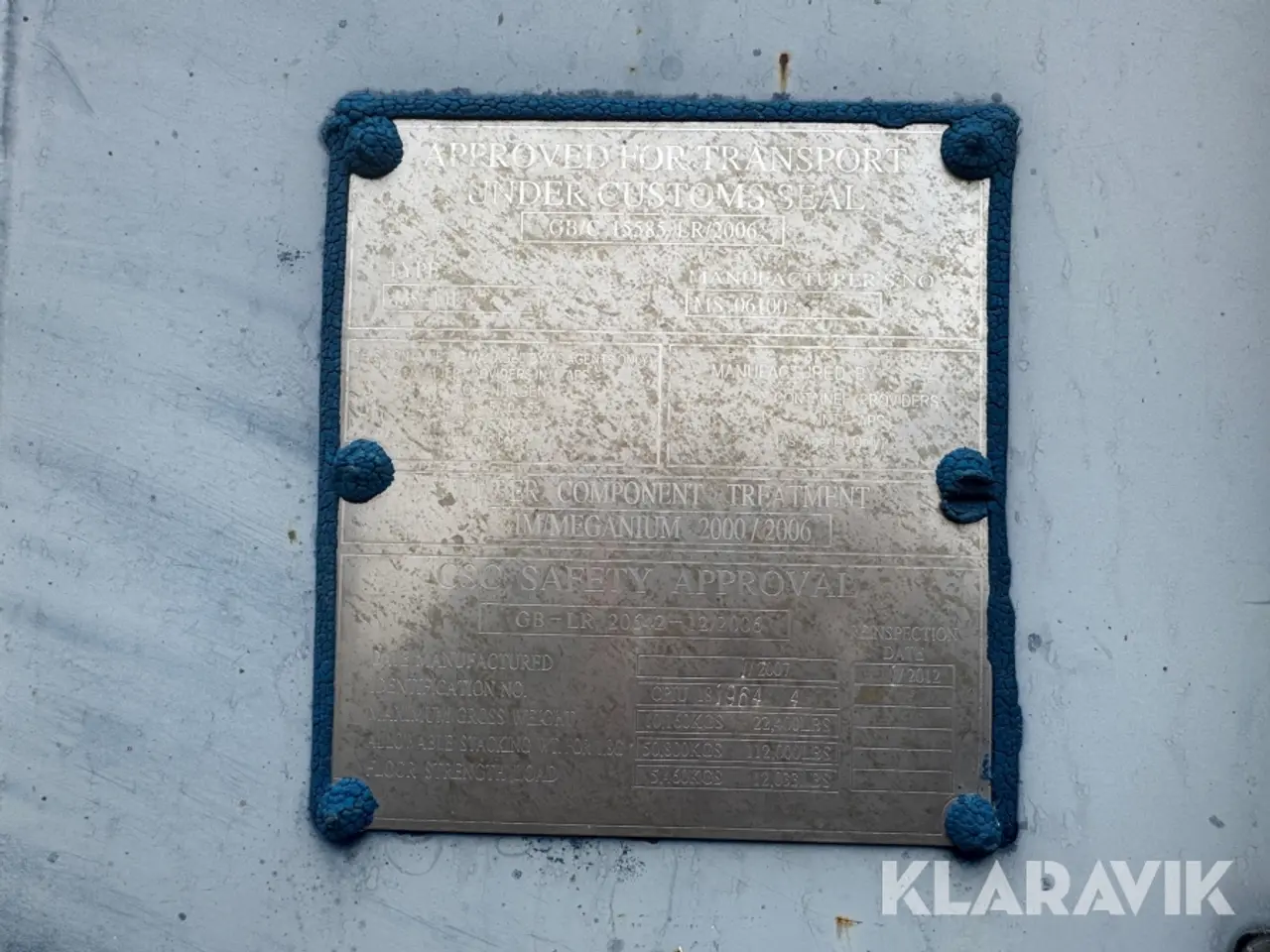 Billede 4 - Container GB/C 15586 LR/2006 MS-101 Værksted