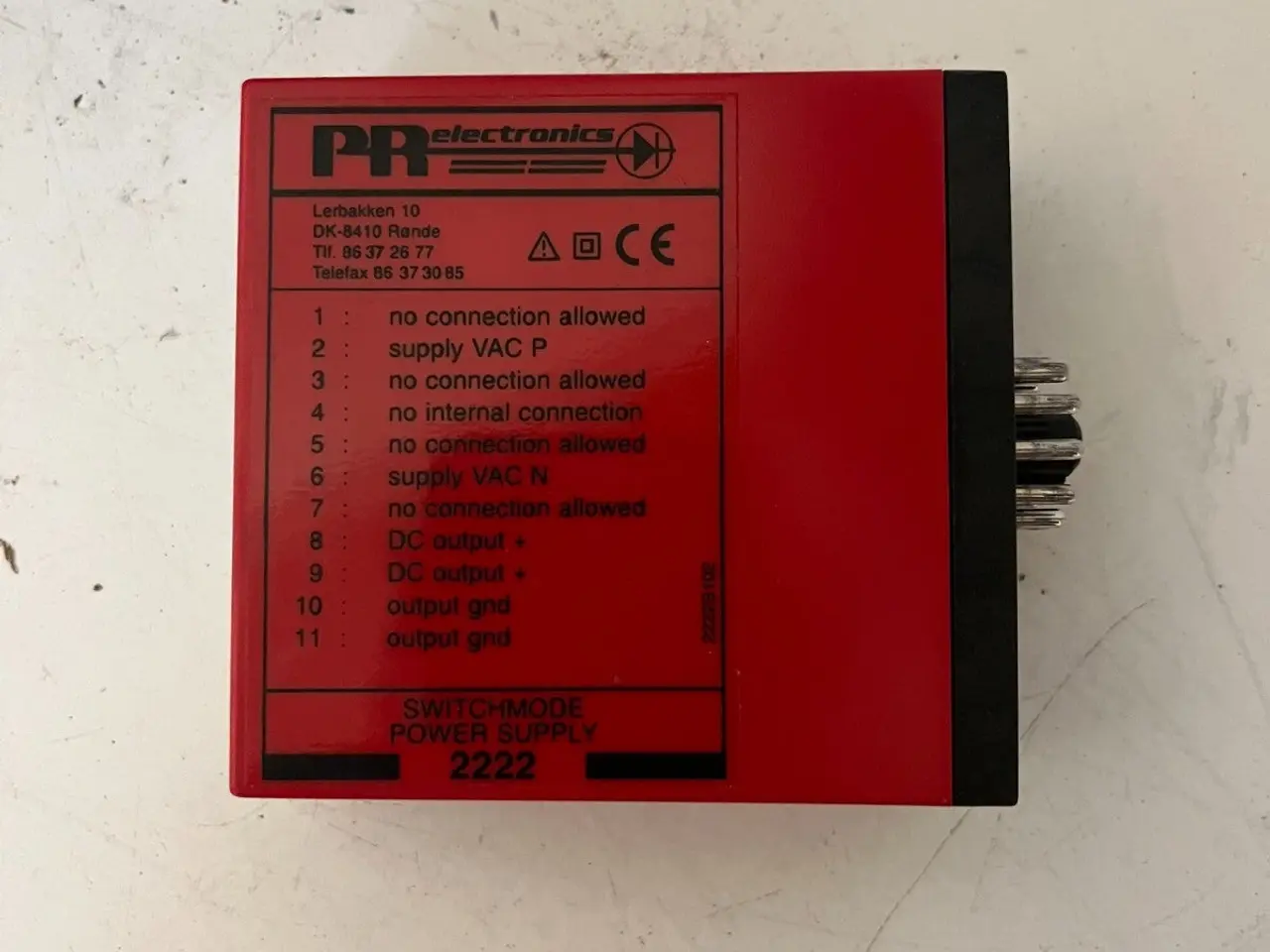 Billede 2 - PR Electronics 2222 Switchmode strømforsyning 230V