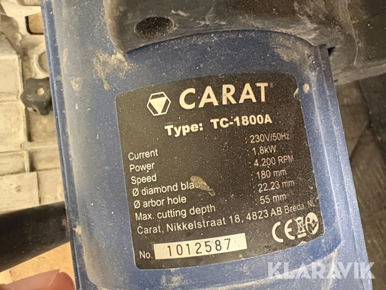 Billede 5 - Vådskære Carat TC-1800A