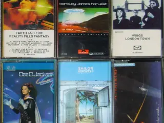 Originale musik album på kassettebånd