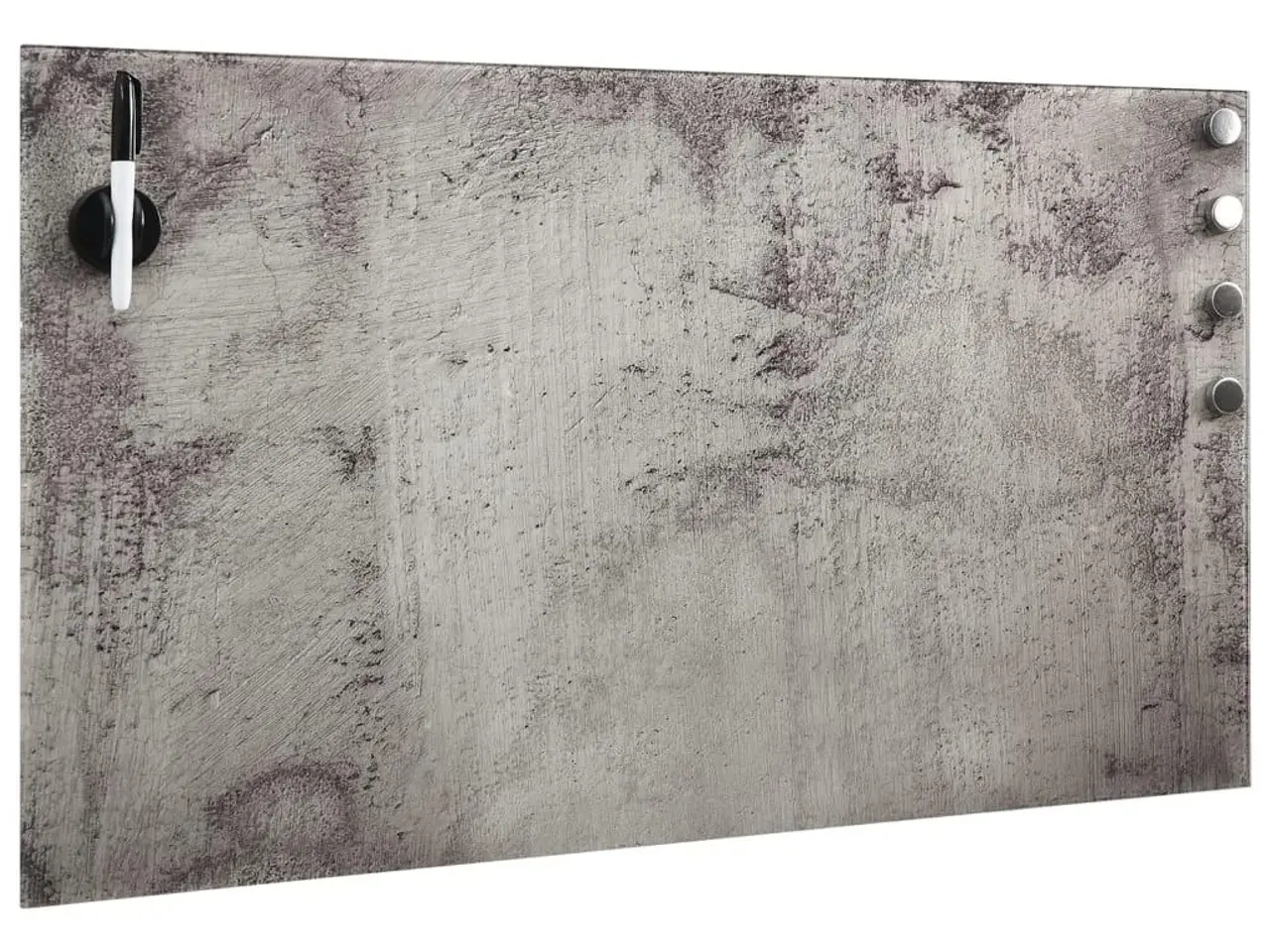 Billede 3 - Vægmonteret magnetisk tavle 100x60 cm glas