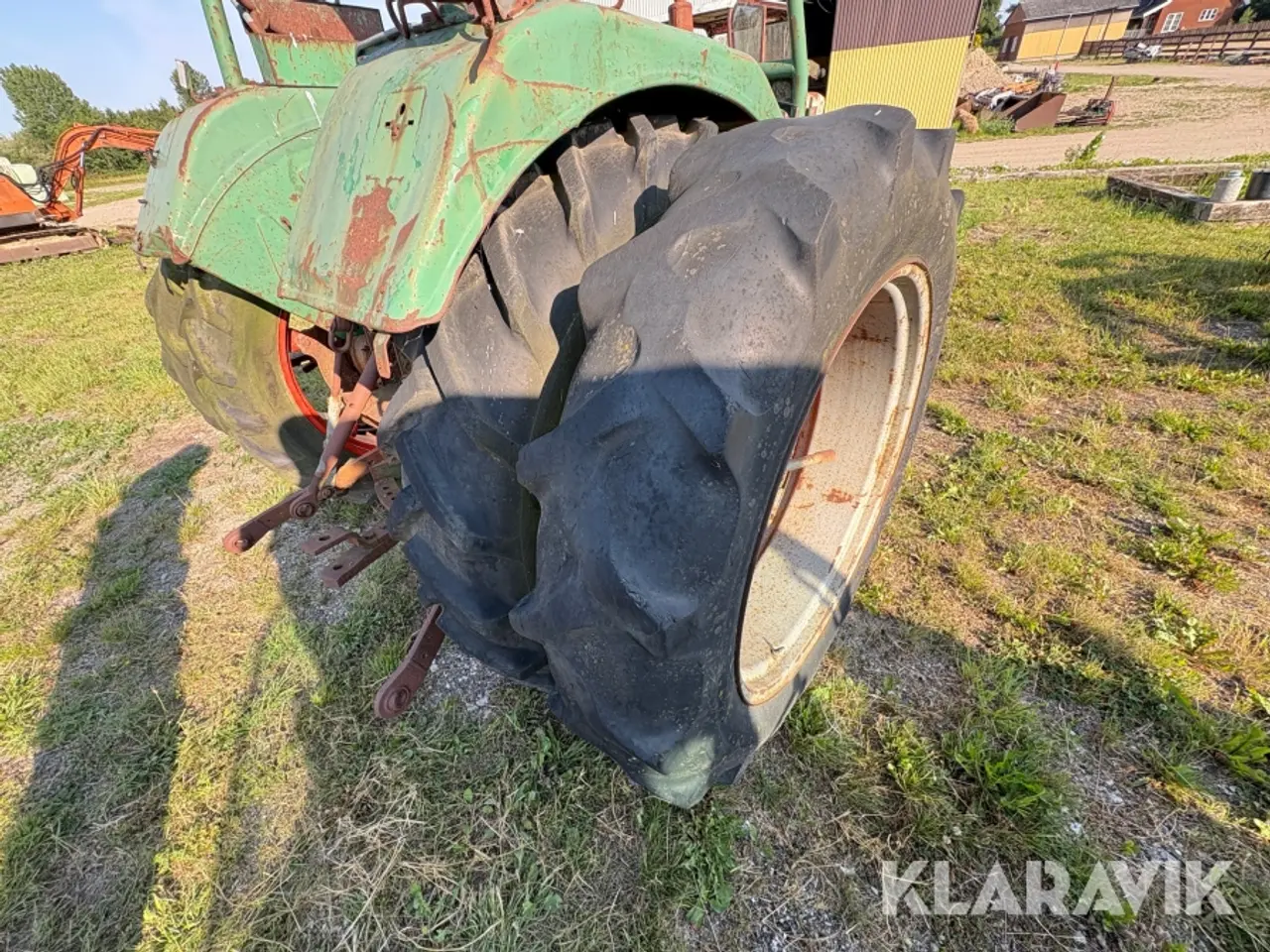 Billede 11 - Veterantraktor Deutz D500G Tvillinghjul og frontlæsser