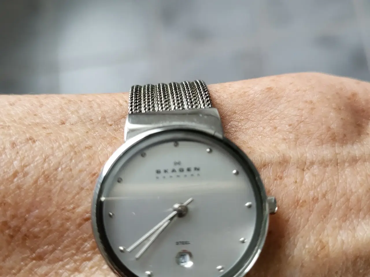 Billede 1 - Skagen dame armbåndsur med stålrem
