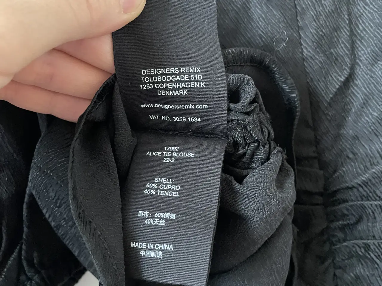 Billede 9 - Designers Remix tie blouse