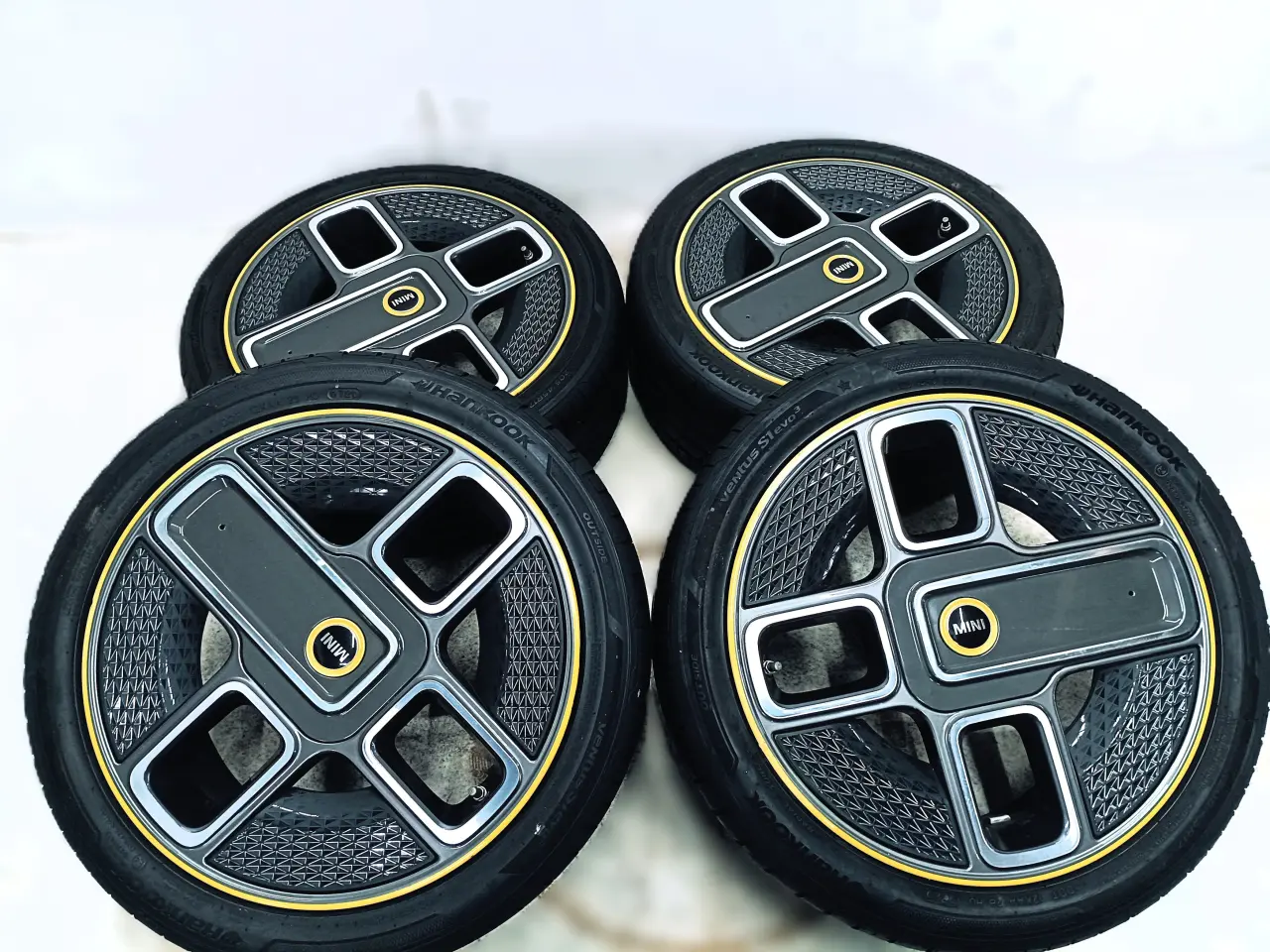 Billede 3 - 5x112 17" ET54 nav 66,6ø MINI sommersæt inkl.TPMS