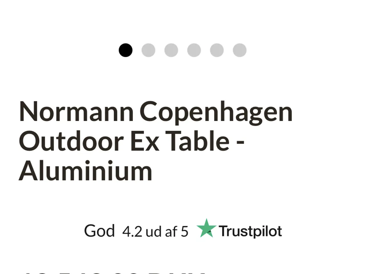 Billede 6 - Aluminiums havebord fra Norman