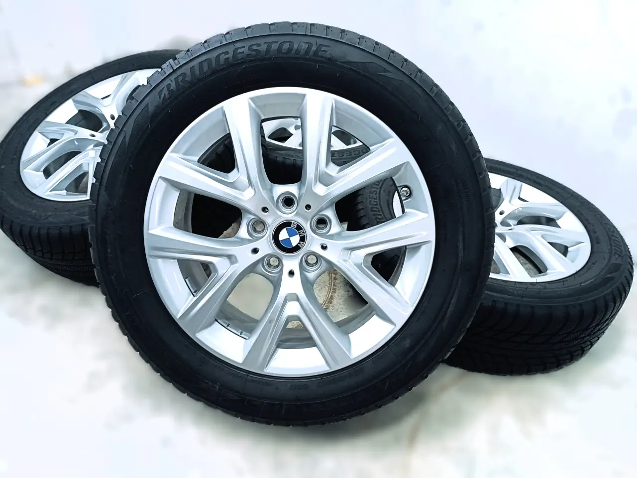 Billede 6 - 5x112 17" ET39 nav 66,6ø BMW vintersæt inkl.TPMS -