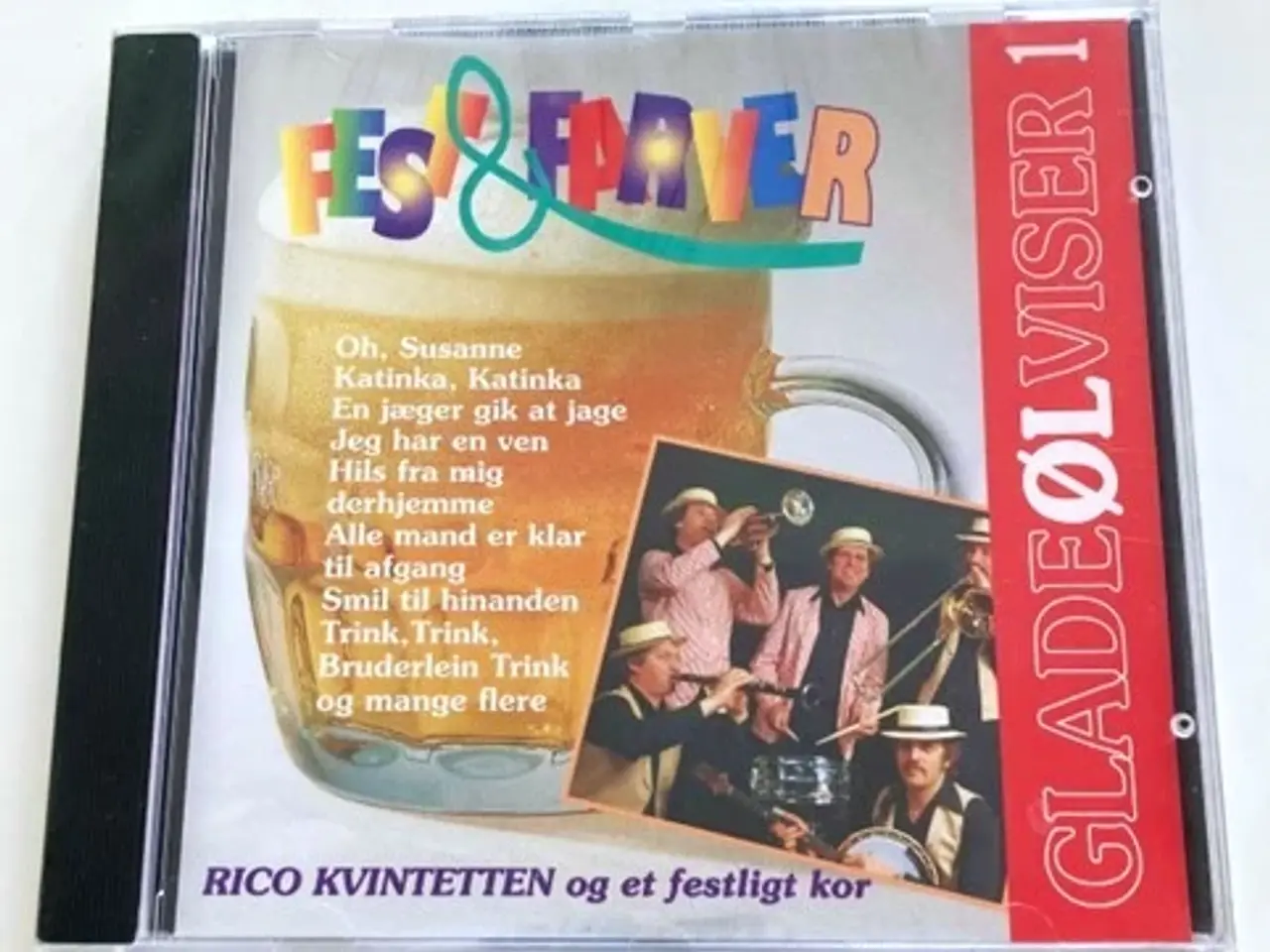 Billede 1 - Rico Kvintetten: Glade Øl Viser - I UBRUDT FOLIE