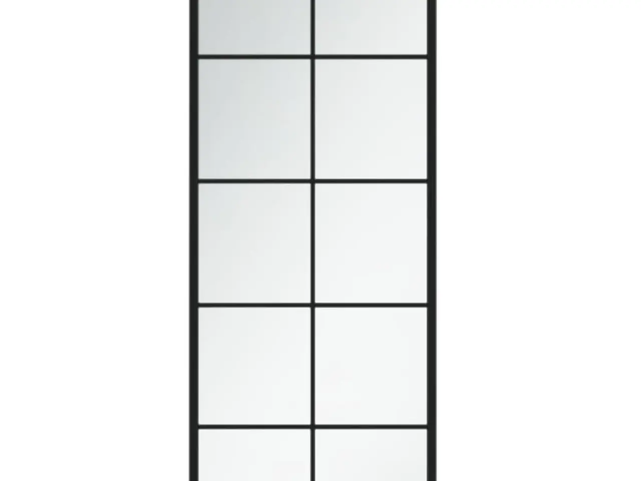 Billede 2 - Vægspejl 100 × 40 cm - metalramme i sort