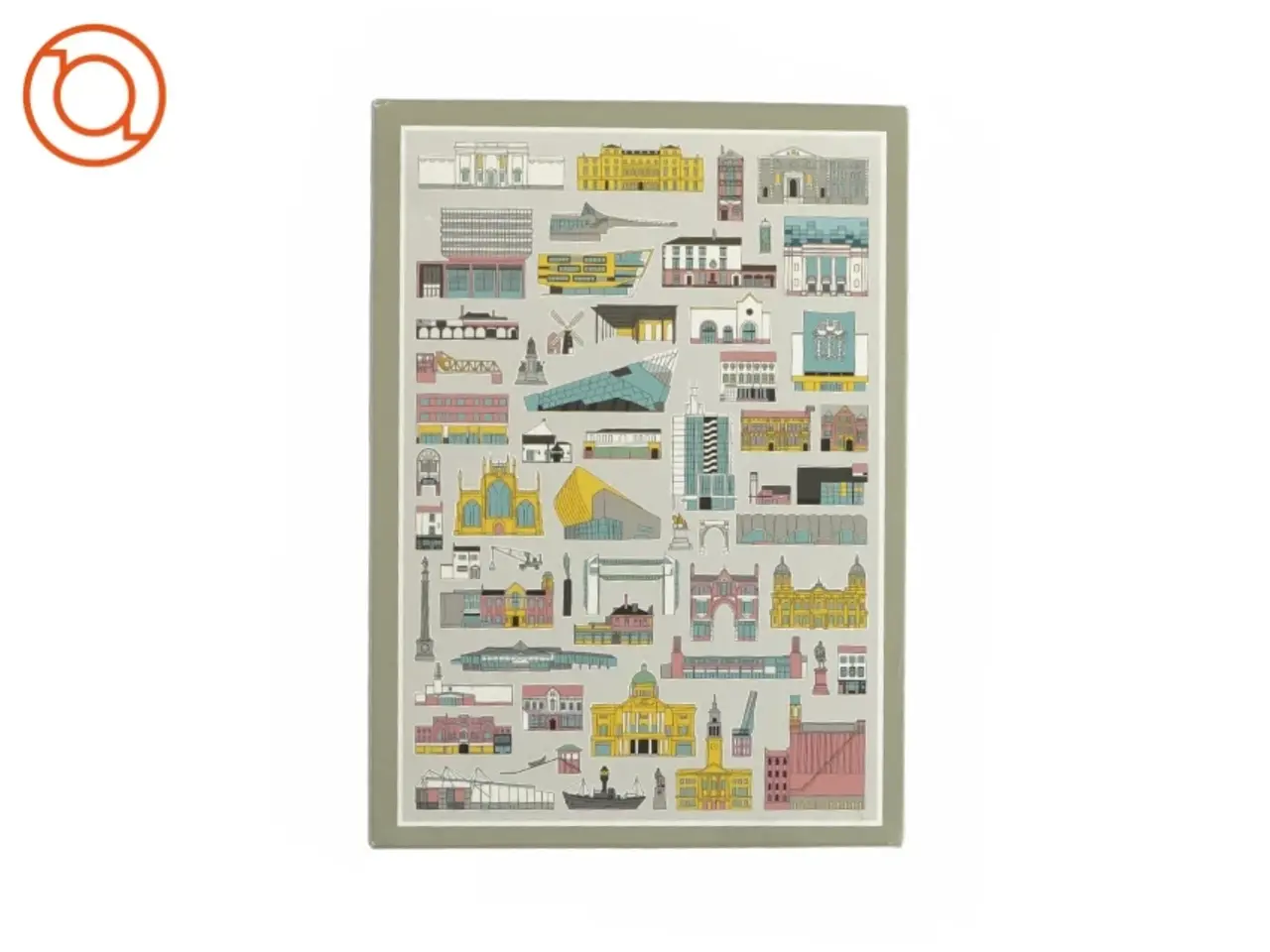 Billede 1 - Poster puzzles - Buildings (puslespil)