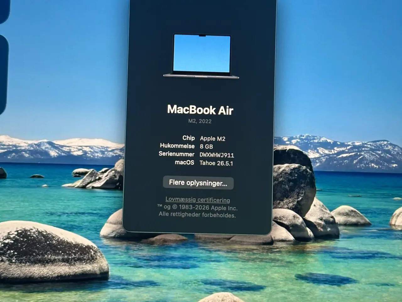 Billede 5 - MacBook Air M2 256GB