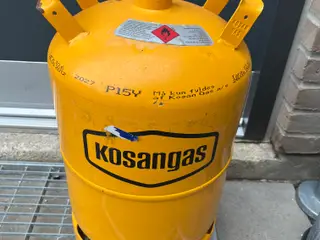 Fuld 5 og 11 kg gasflaske