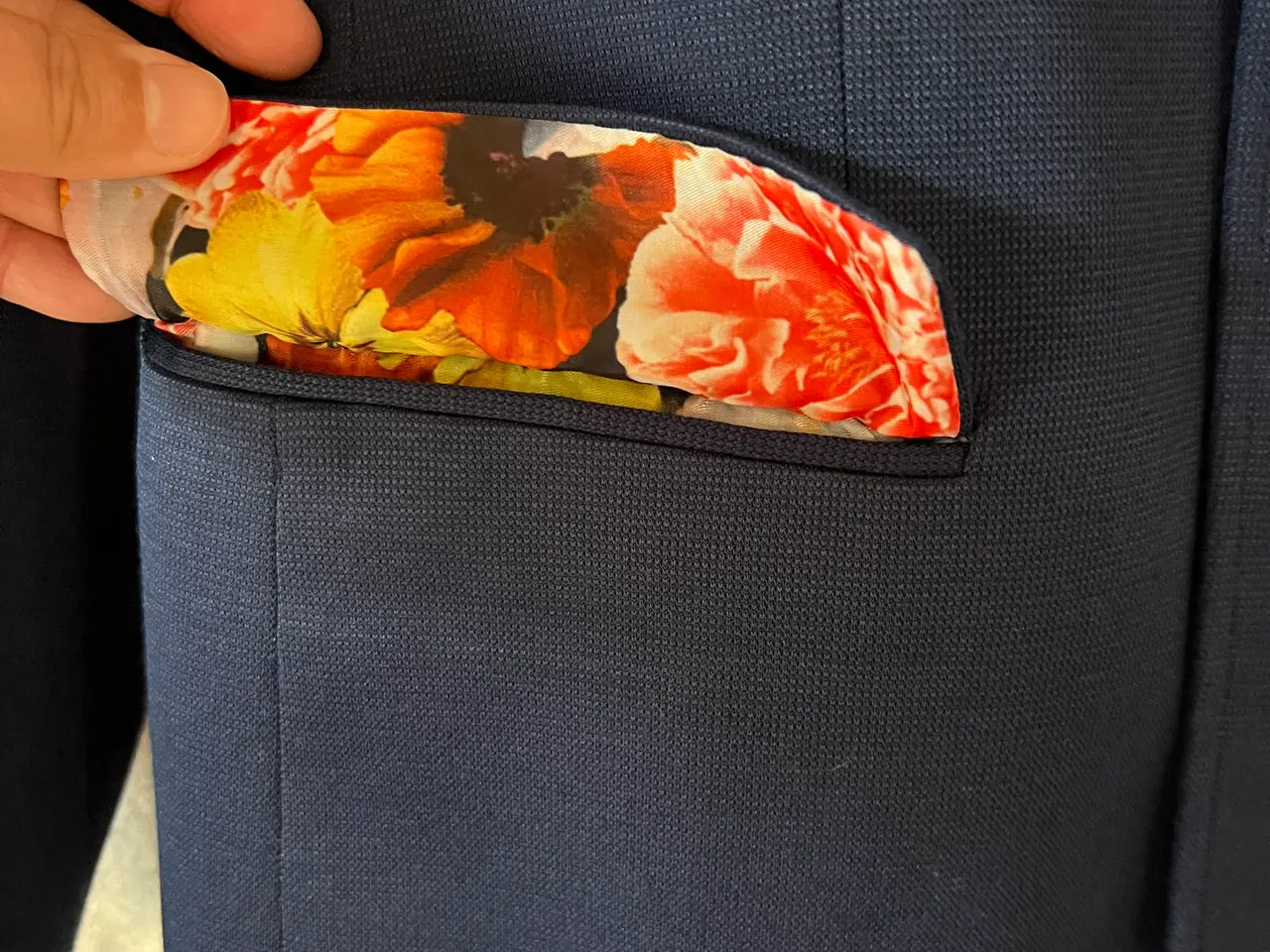 Billede 2 - Kongeblå Blazer fra Marcus Str. XS inkl. butterfly
