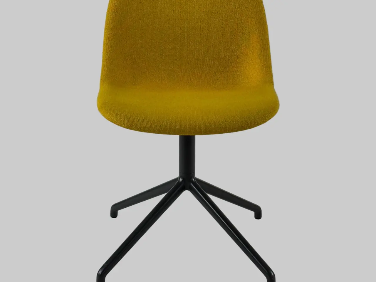 Billede 3 - Muuto Fiber Side Stol – Gul/Antracitgrå Stel
