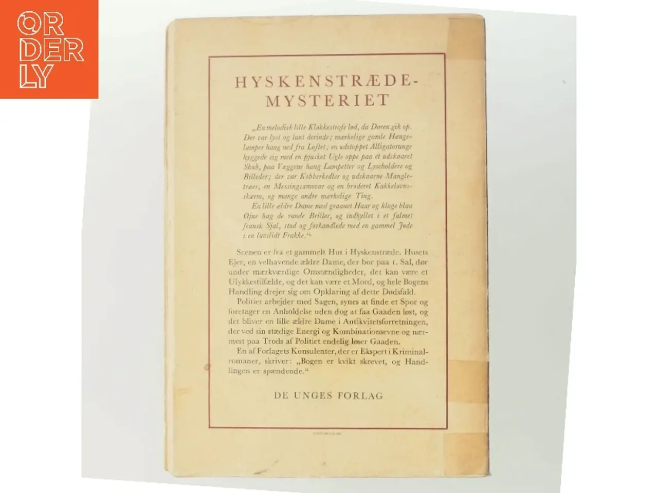 Billede 3 - Hyskenstræde Mysteriet af Kirsten Bang (Bog)