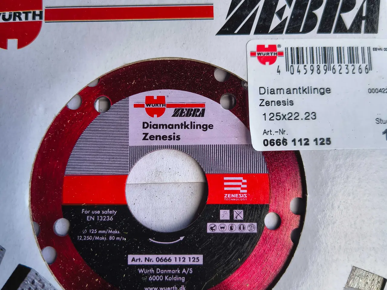 Billede 2 - Zenesis rillefræser klinger 2 stk.