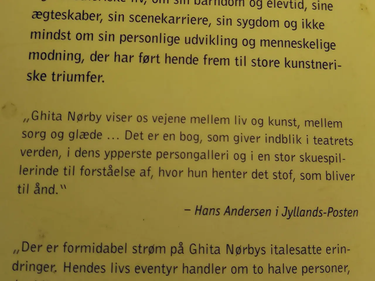 Billede 2 - Ghita Nørby: Mine egne veje. I samtale med...