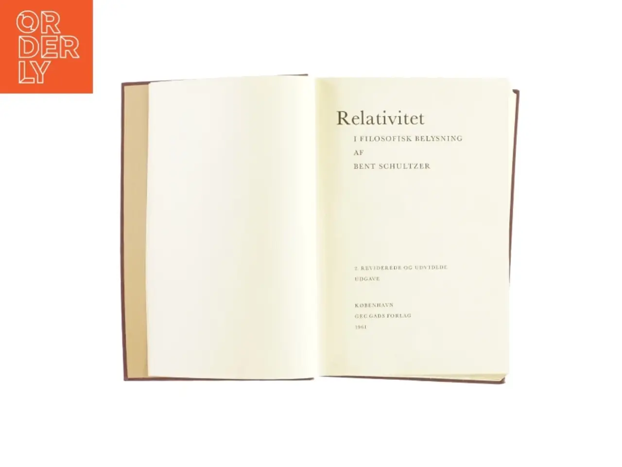 Billede 2 - Relativitet, anden udgave af Bent Schultzer (bog)