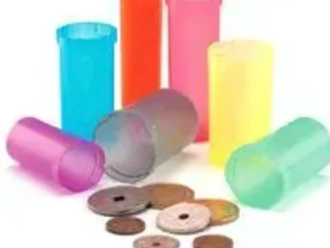 Billede 4 - Mønttutter, møntrør - 150 stk assorteret
